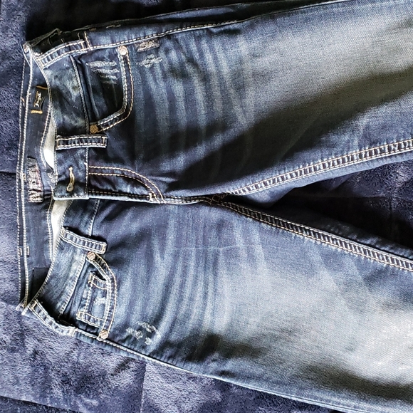 5 Silver jeans size 30w 29 lenght, 1 jean True Religion same size - Picture 4 of 8